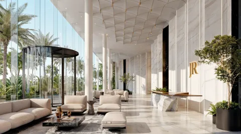 Die zweigeschossige Marken-Lobby von Richmond Residences, Mira Coral Bay